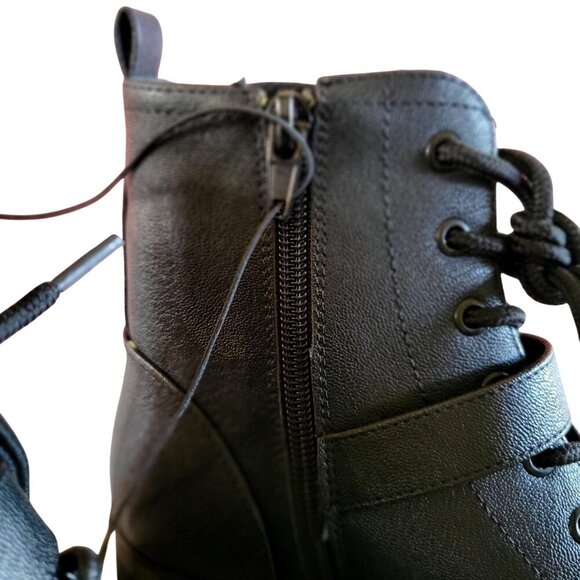 Soul By Naturalizer Womens  Quaid  Combat & Lace Up Black Boots US 6.5M - Picture 5 of 8